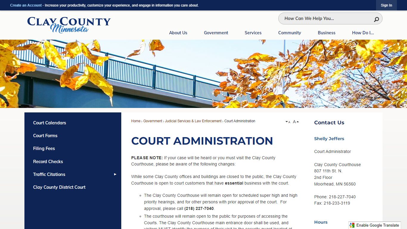 Court Administration | Clay County, MN - Official Website