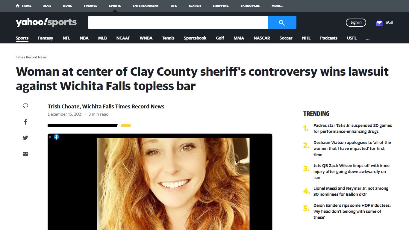 Woman at center of Clay County sheriff's controversy wins ...